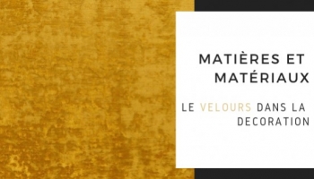 Le velours dans la décoration