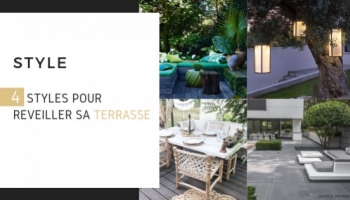 4 styles pour réveiller sa terrasse