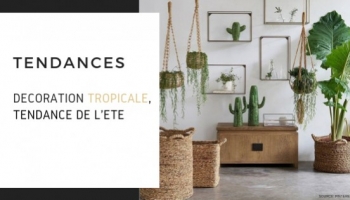 Décoration tropicale, la tendance de l'été