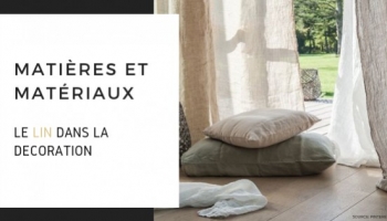 Le lin dans la décoration
