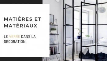 Le verre dans la décoration 
