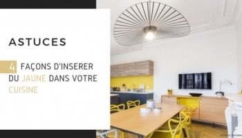 4 façons d'insérer du jaune dans votre cuisine