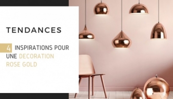 4 inspirations pour une décoration rose gold